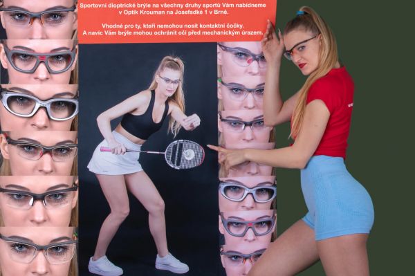 Sportovní dioptrické brýle na všechny sporty + nabídka na dioptrická skla.