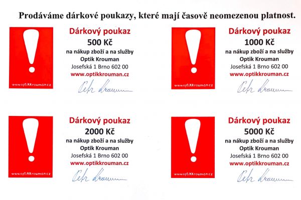 Prodej dárkových poukazů a otevírací doba v prosinci 2025