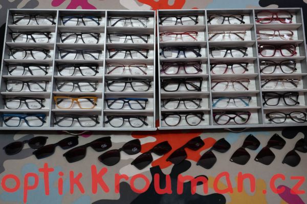 Dioptrické brýle se slunečním klipem