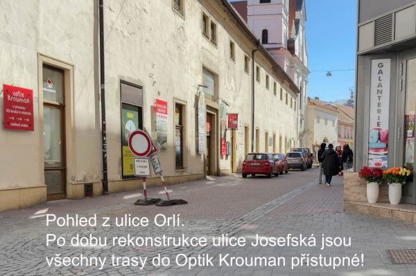 Po dobu rekonstrukce naší ulice fungujeme bez omezení.