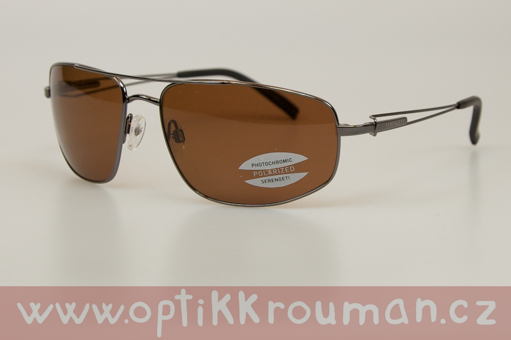 Glass Drivers 7493 MARTINO photochromic Sunglasses Satin Cognac SERENGETI 